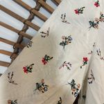 Urban Outfitters  Womens Cream Floral Cinched Top Longsleeve Cottagecore Sz S Photo 7