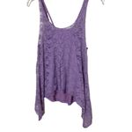 #2 Lace tank top with handkerchief hemline Purple Photo 1