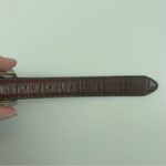 Brighton Belt Marcus Two-Tone Reversible Leather Western Silver Gold Brown Black Photo 15