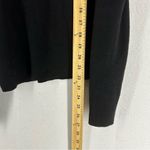 Rachel Roy  Ruffle Long Sleeve Pullover Sweater XS Black Photo 7