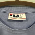 FILA  Womens Purple Midweight French Terry Crewneck Long Sleeve Sweatshirt Sz L Photo 2