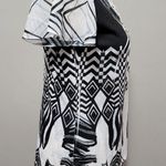 B.L.E.U. Black white sublimination abstract tee size sp Photo 2