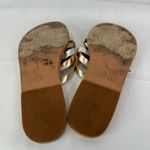 Ancient Greek Sandals Niki 38 Pink Metallic Leather Toe Ring Sandals Size 7.5 Photo 4