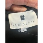 Lisa Perry Black Sleeveless Fit & Flare PEPLUM TOP EUC Size 4 Photo 4