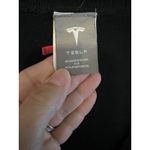 Tesla  Cardigan Black Sweater Size Large Black Unisex V neck Button down Photo 4