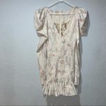 NWOT Nat & Liv Floral Victoria Dress Size S Whimsical Chic Fairy White Photo 4