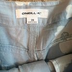 O'Neill Kelcey Floral High Waist Stretch Cotton Chambray Pants Photo 3