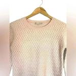 Joan Vass Rabbit Hair Blend Blush Pink Sweater Size Small Classic Coquette Warm Photo 2
