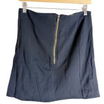 Opening Ceremony Navy Knit A-Line Preppy Zip Mini Skirt Size Medium Photo 0