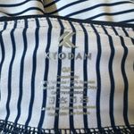 Kyodan  Pleaded White and Navy Blue Tennis Skirt Photo 3