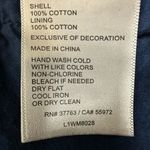 Laundry by Shelli Segal Lace Up Side Eyelet Shorts Navy Blue Size 8 Photo 4