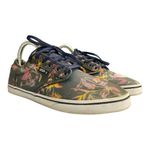 Vans  Floral Print Lace Up Sneakers Women’s Size 8 Off The Wall Photo 4