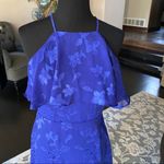 19 Cooper Popover Halter Dress Royal Blue Medium Photo 4