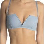 Free People  Intimately Bandeau Bra X-Small Sierra Convertible Stretch Light Blue Photo 0