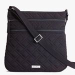 Vera Bradley  Womens Quilted Triple Zip Hipster Adjustable Crossbody Bag Black OS Photo 0