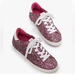 Kate Spade Ace Sparkling Glitter Sneakers Pink Multi Like New Low top Size 8.5 Photo 1