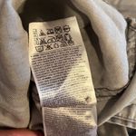 Gap gray lightweight shirt XS button down collared neck cuffs hi low hem loose Photo 9