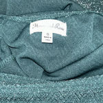 Honey and Rosie  emerald green and silver tinsel mini dress Photo 11