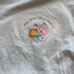 None Big Sur crop top cream 70’s vibe graphic T Photo 1