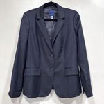 J.Crew Women's Navy Blue Pinstripe Wool Blazer Suit Jacket Size 10 Photo 0
