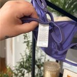 Good American  Purple Swim Bra Adjustable Straps size 5 Photo 4