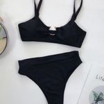 Boutique ๐new 638 black ring cut out bikini Photo 0