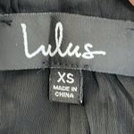 Lulus Brookdale Black Sheer Swiss Dot Long Sleeve Bodysuit Photo 6