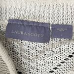 Laura Scott Women’s  White Large Open Front Cardigan Sweater Photo 2