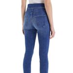 MOTHER The Triple Stack Looker High Rise Denim Blue Jeans Tie Waist, 29 Photo 6