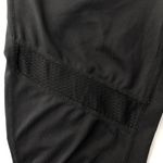 Reebok Textured Inset Stripe Capri Leggings Cropped Legging Black Photo 10