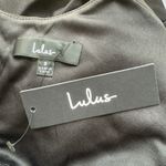 Lulus  Flawless Esteem Black Long Sleeve Cutout Column Maxi Dress Size Small Photo 11