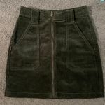 Hollister Army Green Jean Skirt Photo 0