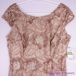 Alex Evenings NEW Alex Evenings cap sleeve Embroidered Sequin Lace Dress, 14 Photo 3