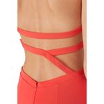 Love by Theia Mermaid Gown Coral Womens Size 10 Photo 3