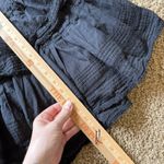 Love Shack Fancy  Smocked Waist Ruffle Tiered Mini Skirt Black Size Large Photo 8