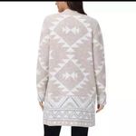 Frye  Women's The Cozy‎ Cardigan, Tan (Oatmeal Combo), Size M AZTEC Photo 2