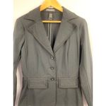 Bisou Bisou Michele Bohbot Womens Blazer Size 6 Black Classic Fit Photo 3