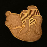 Disney Winnie the Pooh vintage brooch pin Photo 0