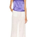 FLEUR DU MAL Silk Straight Neck Cami Purple XS Photo 7