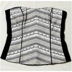 White House | Black Market NWT‎  Womens Aztec Boho Embroidered Bustier Top Size 8 Photo 0
