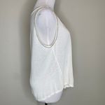 H&M Rhinestone Chain Trimmed Tank Cream Medium Photo 4
