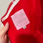 Blush Prom red mini dress  Size 4 Photo 6