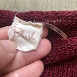 Blush  striped cold shoulder sweater Photo 2