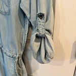 Banana Republic Tencel Denim Shirt Dress Light Wash Drawstring Small Photo 5