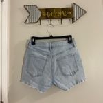 Old Navy  High Rise OG Straight Light Blue Jean Shorts Size 4 with 3” inseam Photo 2