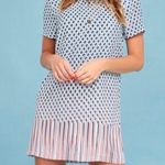 Lulus Light Blue & Pink Print T-Shirt Shift Dress Photo 0