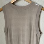 St. John  wool blend white and cream striped tank top Photo 7