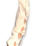 Elie Tahari Ellie Tahari extra fine merino wool cut out Creme sweater top size Xs Photo 5