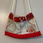 VINTAGE y2k DENIM SKIRT PURSE, HANDBAG Photo 1