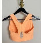 FREE PEOPLE Movement Win Win Racerback Bra in Neon Clementine Size Small Orange Photo 4